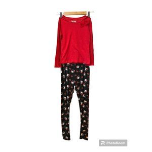 Just-One Pants & Basic Edition Girls' Tee Legging Set Size M (7/8)
